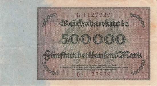 500000 Mark 1923 ro.87a G